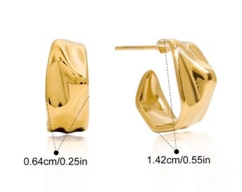 Earrings Chesca in Gold