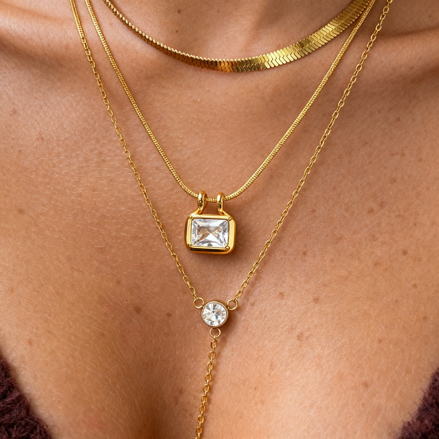 Necklace Ofela in Gold
