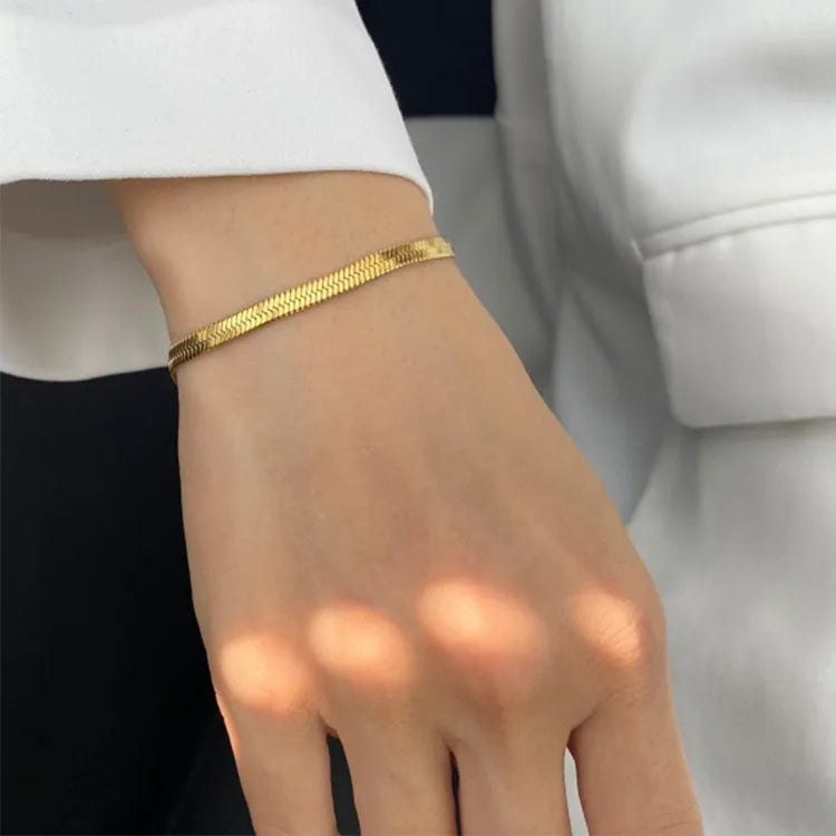 Bracelet "Snake" in Gold