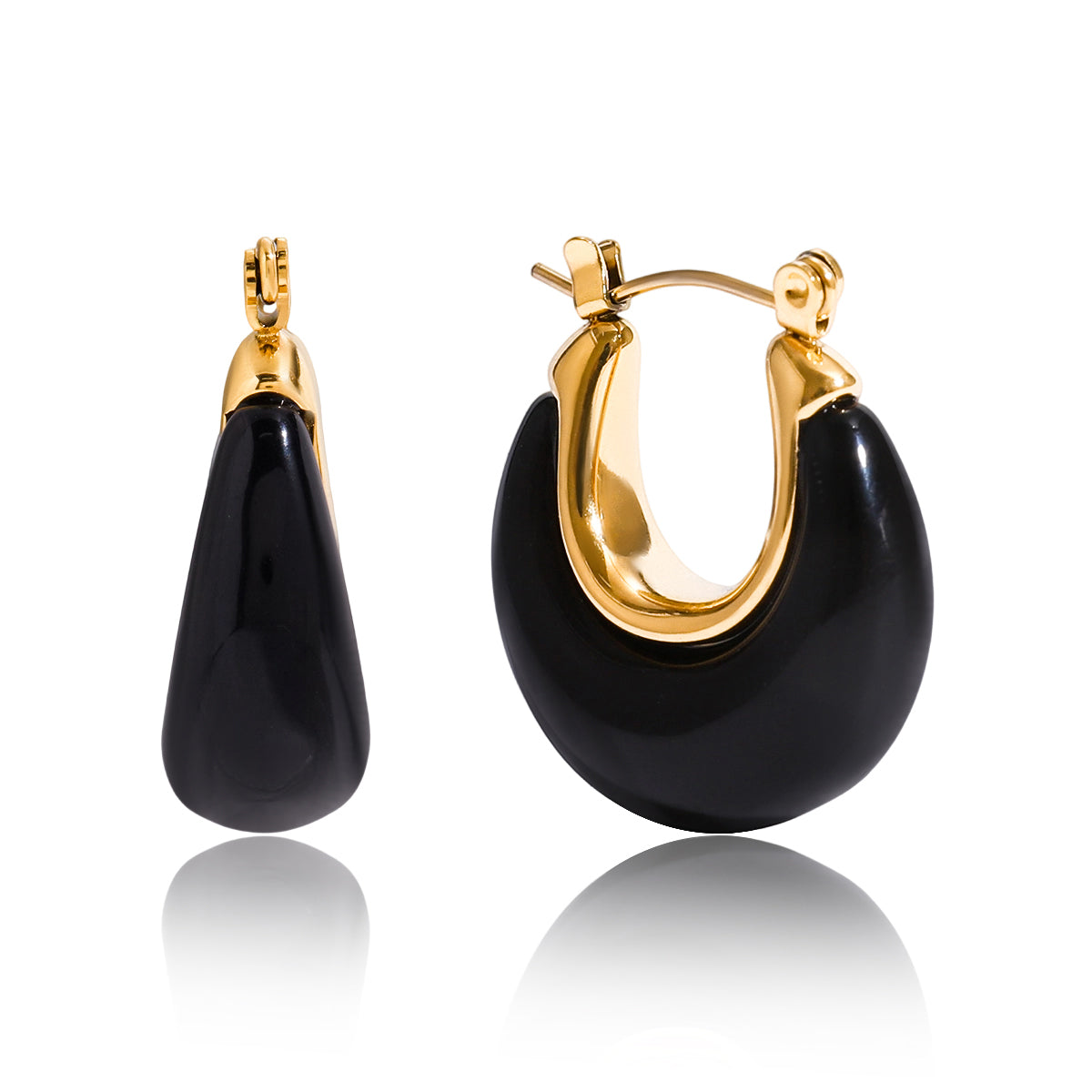 Earrings Elara in Black