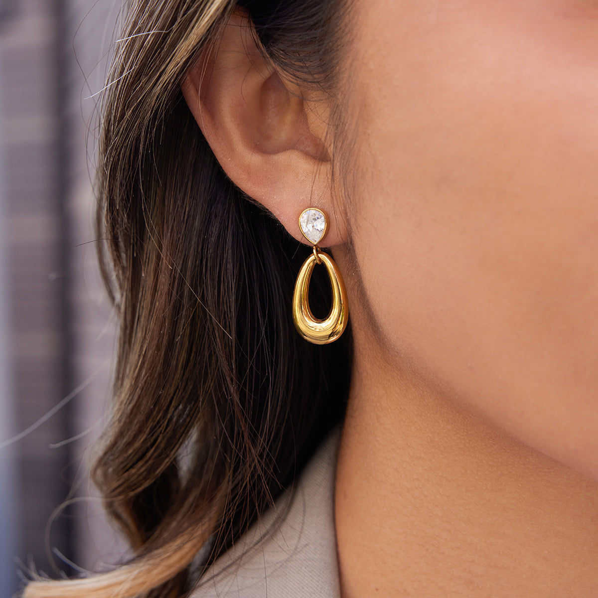 Earrings Glam in Gold