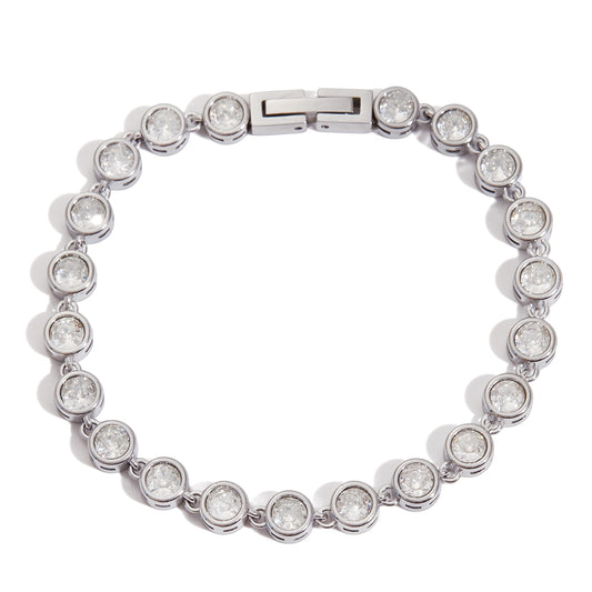 Bracelet Diamond in Silver