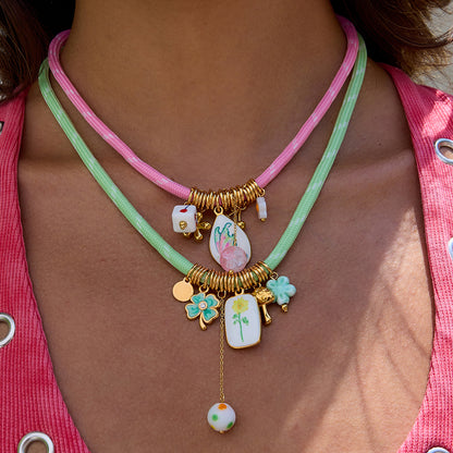 Necklace Isla in Pink