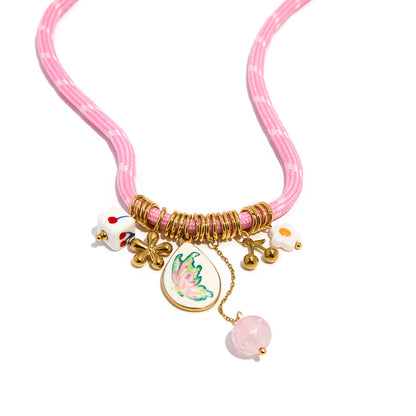 Necklace Isla in Pink