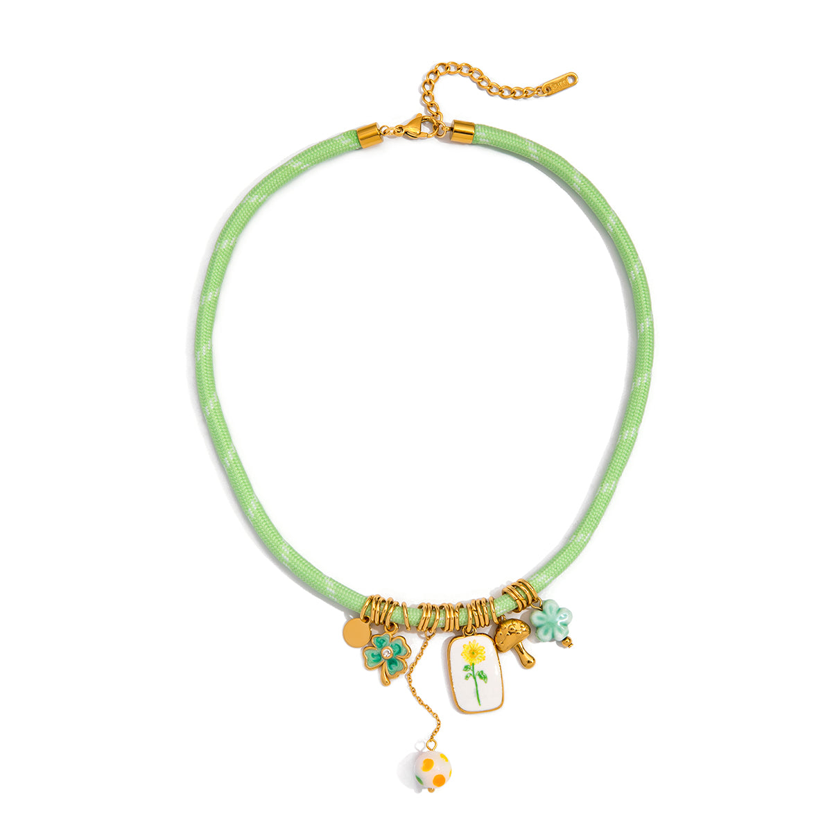 Necklace Isla in Green