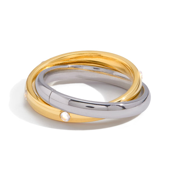 Ring Amor in Silver Gold