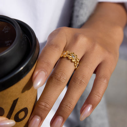 Ring Sampaguita in Gold