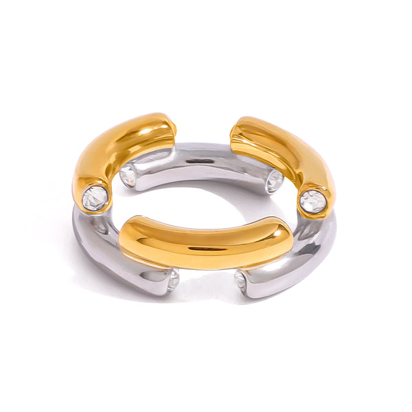 Ring Crate in Silver Gold