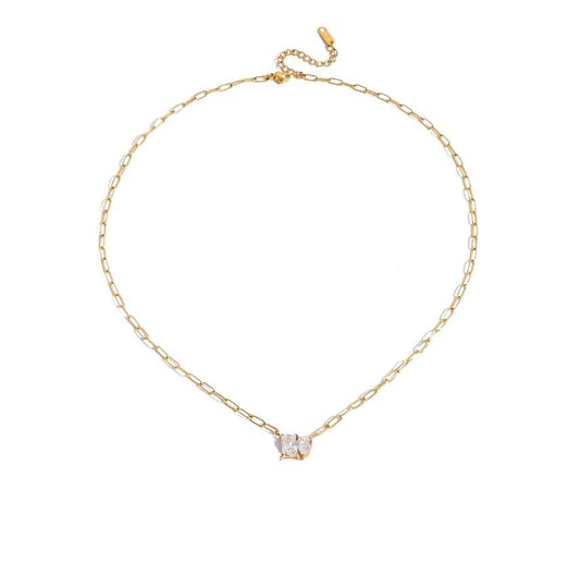 Necklace Twin in Gold