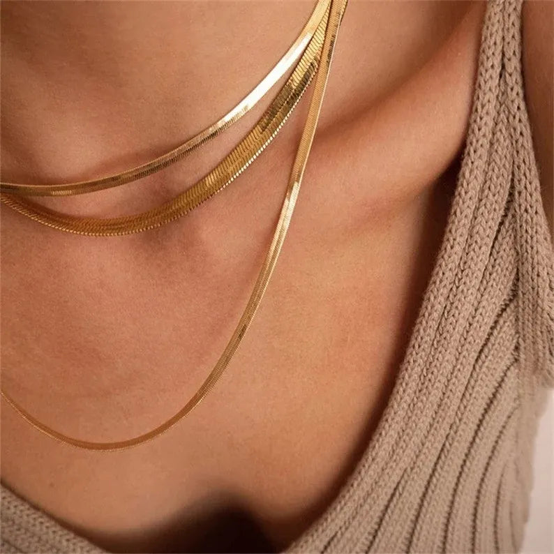 Necklace "Snake Chain" in Gold