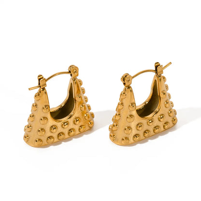 Earrings Bag in Gold