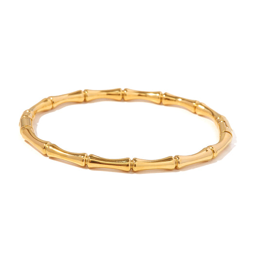 Bracelet Bamboo in Gold