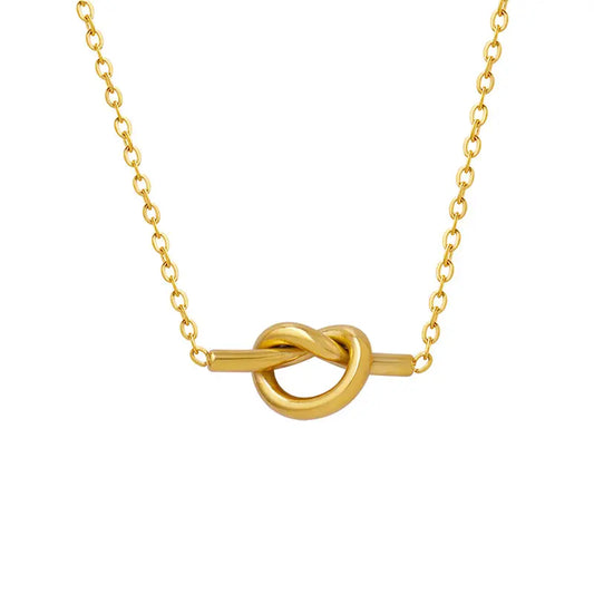 Necklace "Knot" in Gold
