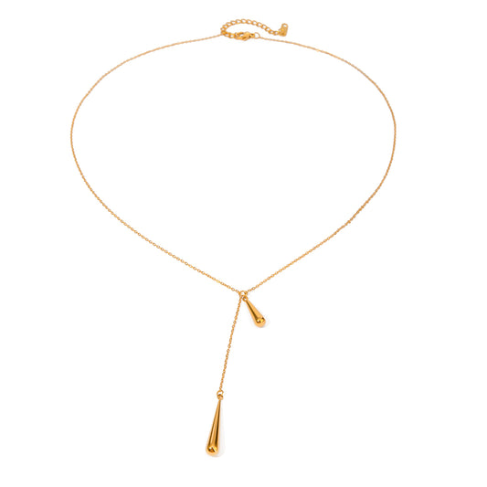 Necklace Droplet in Gold