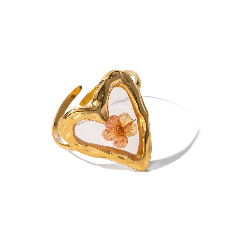 Ring Heart in Gold
