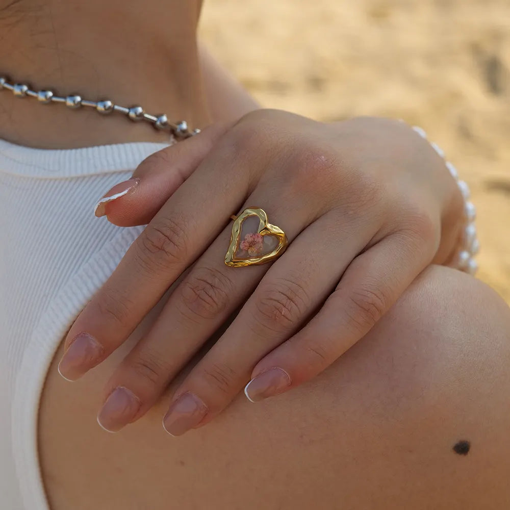 Ring Heart in Gold