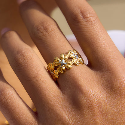 Ring Sampaguita in Gold