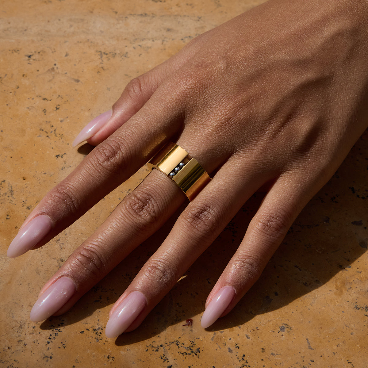 Ring Tri in Gold